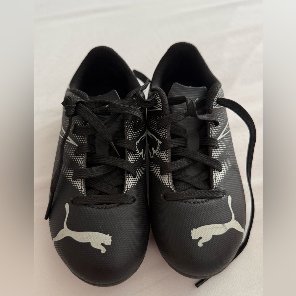 Puma Black Soccer Cleats- boys